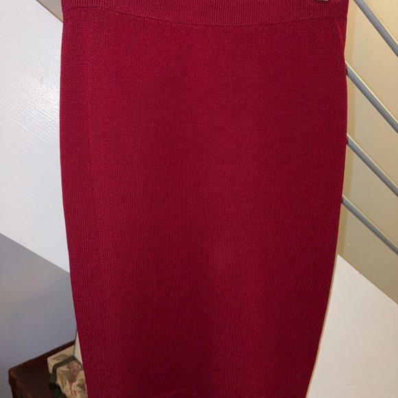 St. John Collection Dresses & Skirts - St. John Collection Red Pencil Skirt